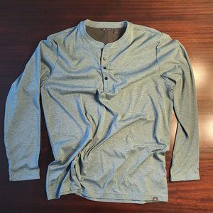 Adidas Adicross Henley long sleeve size XL - Heathered green/grey - NWOT
